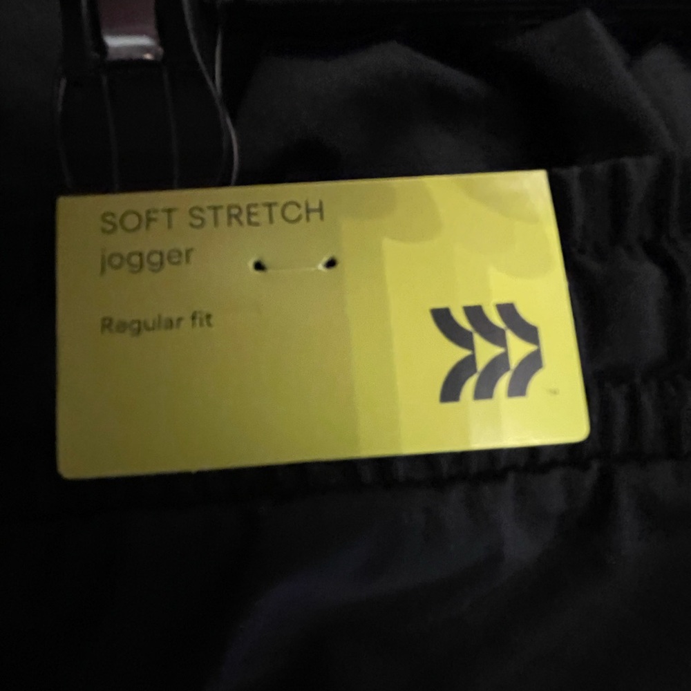 All in Motion Men’s Soft Stretch Jogger Pants Black Size Small NWT - Picture 5 of 6